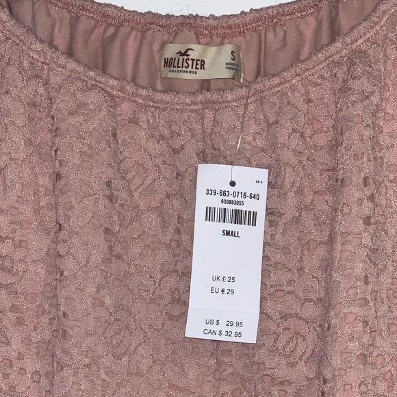 * S O L D * Pink Off The Shoulder Top - Picture 2 of 3